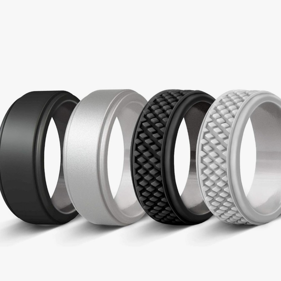 Silicone Wedding Rings for Men - Picture 3 of 6